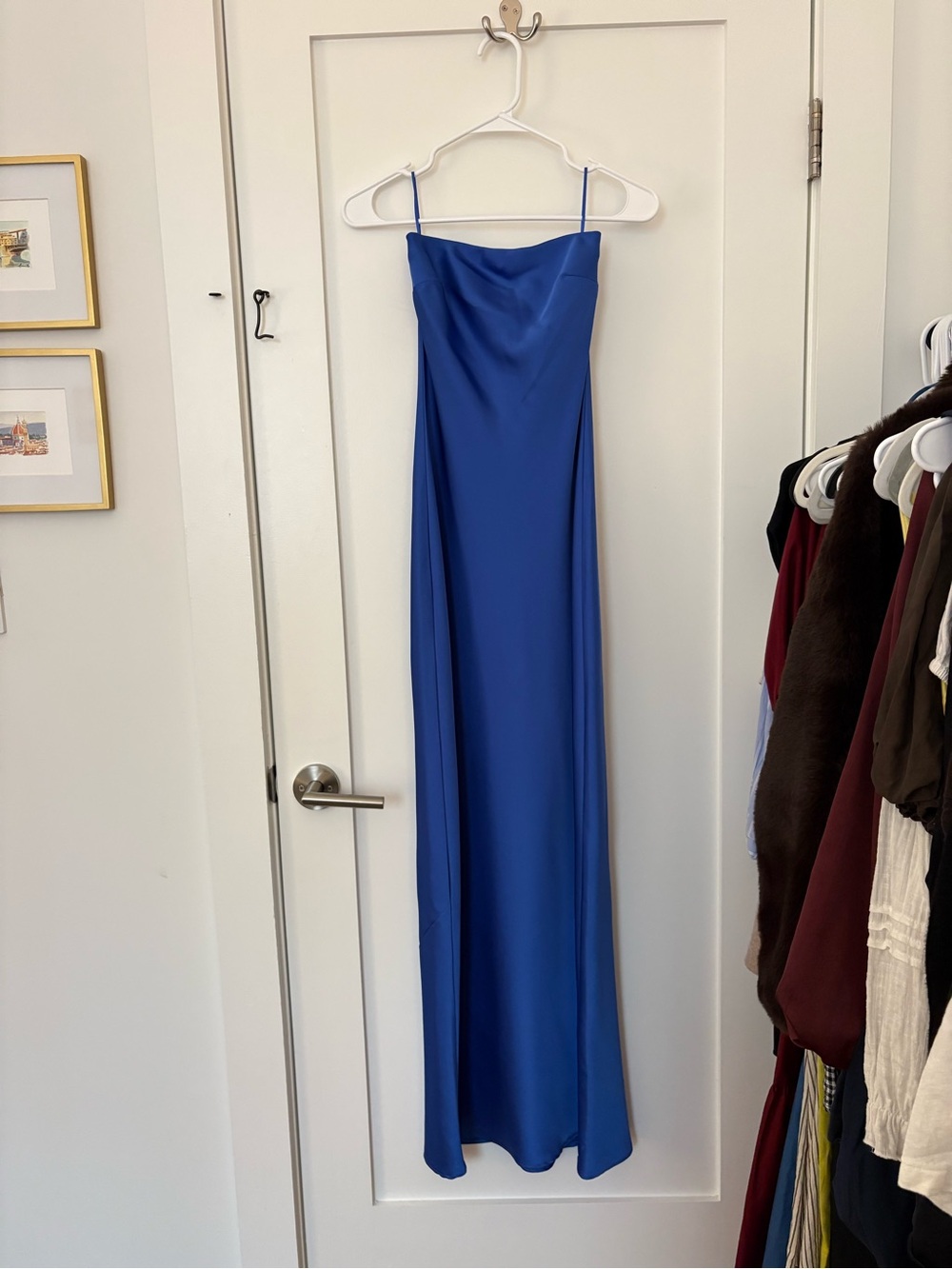Anthropology Satin Dress